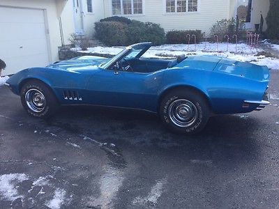 1969 Chevrolet Corvette  1969 Corvette Convertible L68 LeMans Blue