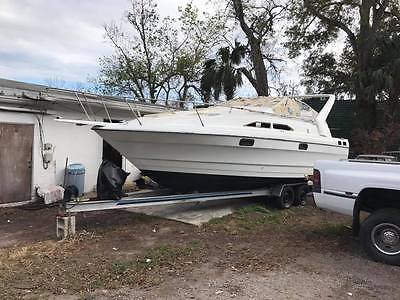 1989 Bayliner 2655 a/c new everything with trailer