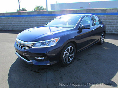 2017 Honda Accord EX-L CVT w/Navi & Honda Sensing EX-L CVT w/Navi & Honda Sensing New 4 dr Sedan CVT Gasoline 2.4L 4 Cyl Obsidian