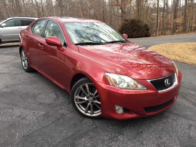 2008 Lexus IS 250 Lexus IS 250 2008 Red Navigation Leather Camera Nice and clean