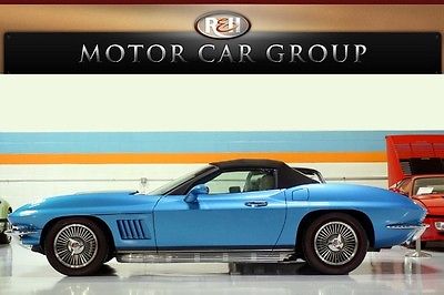 1967 Chevrolet Corvette 427 Convertible 2-Door World's best retro Vette, LS7 7.0L V8, Gorgeous Marina Blue