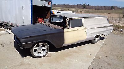 1960 Chevrolet Bel Air/150/210  1960 Chevy Sedan Delivery Rust free project 396 4 speed