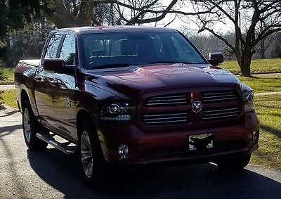 2014 Ram 1500 SPORT 2014 DODGE RAM SPORT 4x4 5.7 HEMI/DEEP CHERRY RED