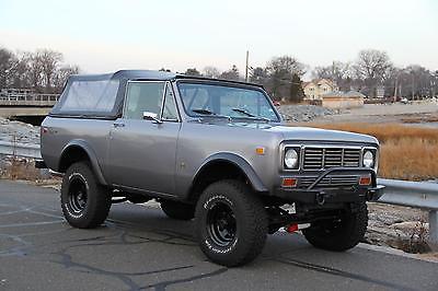 1976 International Harvester SCOUT GREY/BLUE 1976 INTERNATIONAL HARVESTER SCOUT WONDERFUL, BOTH MECHANICALLY AND COSMETICALLY