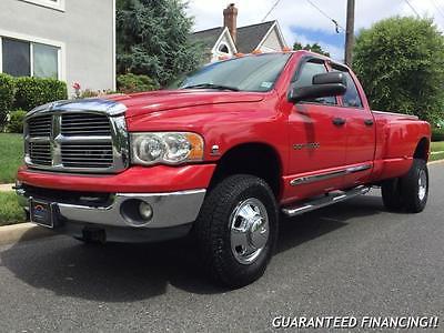 2004 Dodge Other Pickups -- 2004 Dodge Ram 3500 Laramie QUAD CAB DIESEL CUMMINS RED LEATHER MINT