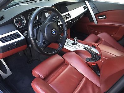 2006 BMW M5 carbon fiber E60 M5 - Red Interior / Black Exterior