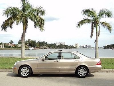 2003 Mercedes-Benz S-Class  2003 MERCEDES BENZ S430 500 LOW 55K MILES NON SMOKER FLORIDA CLEAN MUST SELL!!!