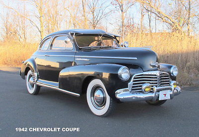 1942 Chevrolet Special Deluxe  Fleetline straight 6 cyl 3 speed manual