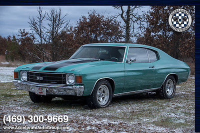 1972 Chevrolet Chevelle SS Clone 383 Stroker 1972 Teal SS Clone 383 Stroker!