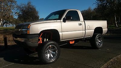 2005 Chevrolet Other Pickups grey Lifted 4x4 single cab low miles