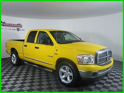 2008 Dodge Ram 1500 Big Horn RWD 5.7L V8 HEMI Engine Quad Cab Truck EASY FINANCING! 89709 Miles Used Yellow 2008 Dodge Ram 1500 Towing Package