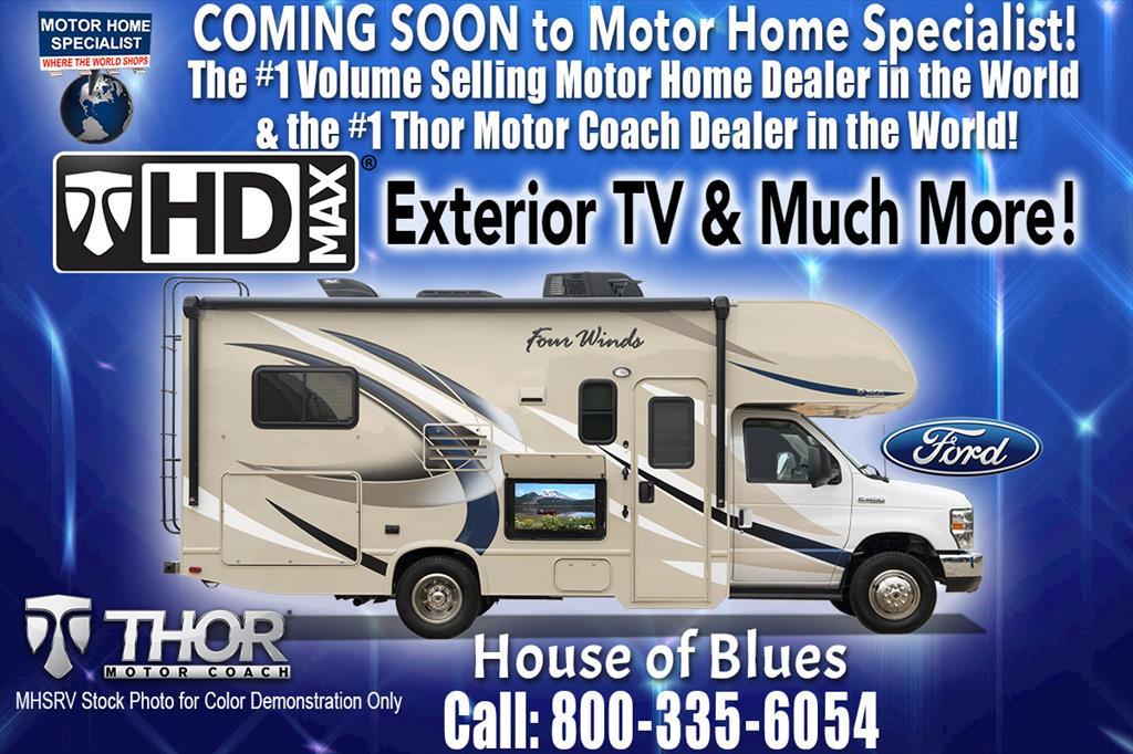 2017  Thor Motor Coach  Four Winds 22E W/HD-Max  Ext. TV  15K A/