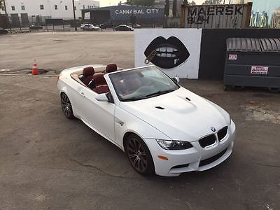 2008 BMW M3 Base Convertible 2-Door 2008 BMW E93 M3 Convertible Fox Red Interior White