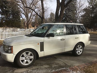 2003 Land Rover Range Rover truck 2003 White Range Rover with 83, 175 Miles