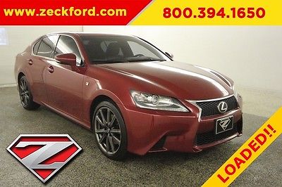 2013 Lexus GS 350 F Sport 3.5L V6 Automatic AWD Premium Moonroof Leather Heated Cooled Navigation Peforman