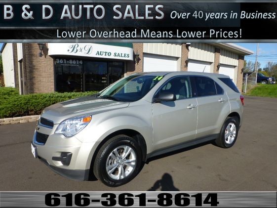 2014 CHEVROLET EQUINOX LS AWD - One Owner! No Accidents!