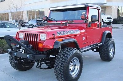 1990 Jeep Wrangler Base Sport Utility 2-Door 1990 JEEP WRANGLER/SCRAMBLER CUSTOM 4X4, ICE COLD AC, CUSTOM SHOWTRUCK. STUNNING