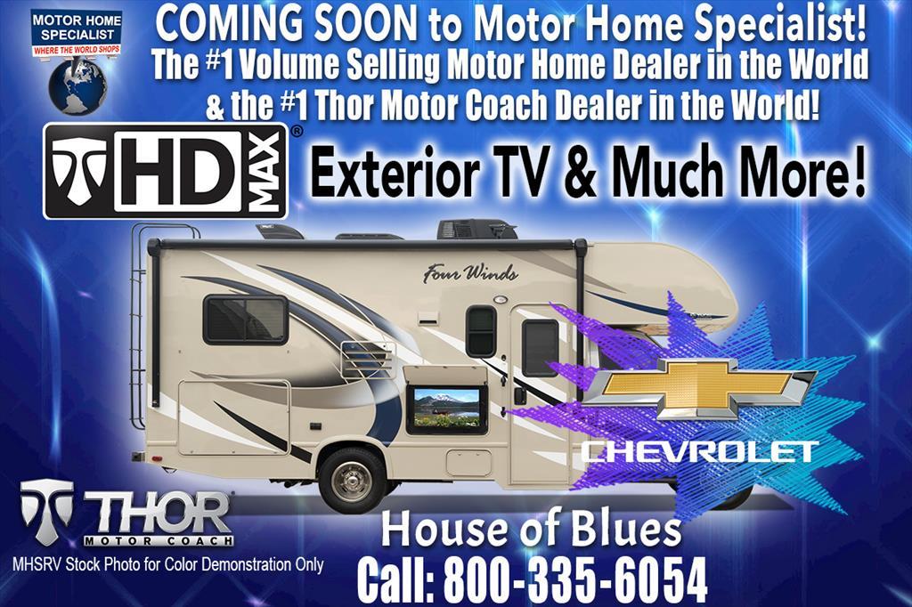 Thor Motor Coach Four Winds 22E W/HD Max, Ext TV, 15K A/C