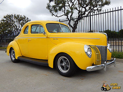 1940 Ford Other Deluxe 1940 Ford Deluxe Business Coupe Flathead V-8 Old School Style A/C Disc Ford 8
