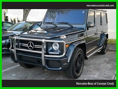 2015 Mercedes-Benz G-Class G63 AMG 2015 G63 AMG Used Certified Turbo 5.5L V8 32V Automatic All Wheel Drive SUV