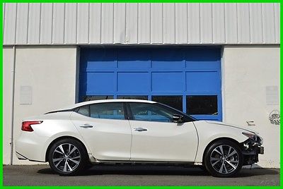 2016 Nissan Maxima 3.5 SL Navi Panoramic Moonroof Rear View Camera ++ Repairable Rebuildable Salvage Lot Drives Great Project Builder Fixer Easy Fix
