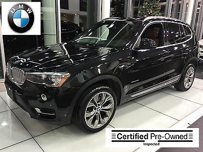 2016 BMW X3 xDrive28i 2016 BMW X3 xDrive28i 9,911 Miles Black Sapphire Metallic Sport Utility 4 Cylind