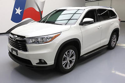 2015 Toyota Highlander XLE Sport Utility 4-Door 2015 TOYOTA HIGHLANDER XLE SUNROOF NAV HTD LEATHER 43K #083571 Texas Direct Auto