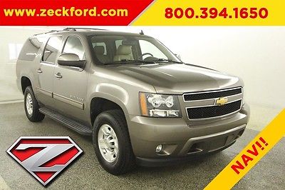 2013 Chevrolet Suburban 2500 LT 4x4 6L V8 Automatic 4WD Bose Premium DVD Leather Navigation Tow Package Reverse Cam