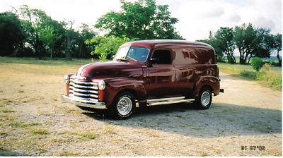 1950 Chevrolet Other Pickups  1950 Chevrolet Panel  Truck    -RED -GREAT CONDITION -