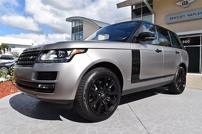 2017 Land Rover Range Rover  2017 Range Rover Supercharged - Factory Matte Finish