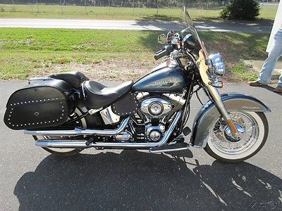 Softail FLSTN, SOFTAIL DELUXE, HERITAGE, 2015 Harley-Davidson Deluxe, LOW MILES, ABS, SADDLEBAGS, WINDSHIELD, STEREO,NICE