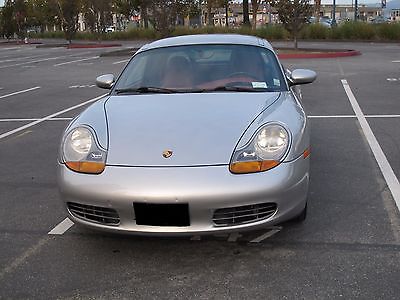 1997 Porsche Boxster Leather and Hardtop 97 Porsche Boxster with hardtop, orig owner, exc. condition, silver/red - $9,500