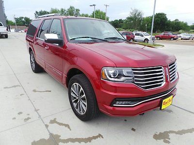 2015 Lincoln Navigator -- 2015 Lincoln Navigator L, Ruby Red Metallic Tinted Clearcoat with 31,862 Miles a