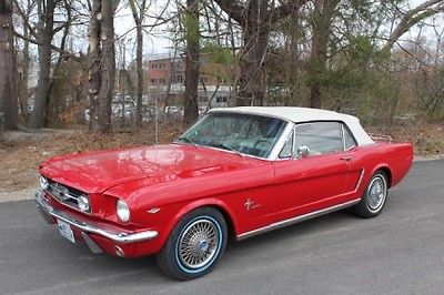 1964 Ford Mustang  Rare 1964-1/2 Convertible, 260-8 Cyl., Excellent, Rally Pac,  A/C, Luggage Rack