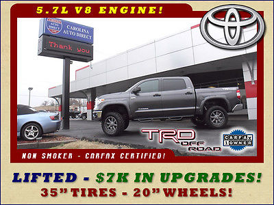 2014 Toyota Tundra SR5 CrewMax 4x4 TRD OFF ROAD - LIFTED! 1OWNER-SERVICE RECORD-$7K IN UPGRADE$-35