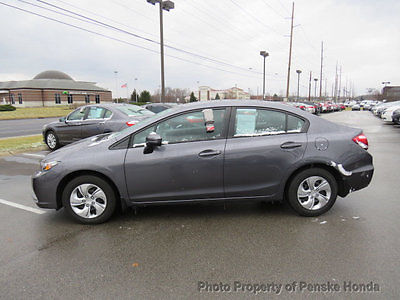 2014 Honda Civic 4dr CVT LX 4dr CVT LX Sedan CVT Gasoline 1.8L 4 Cyl Modern Steel Metallic