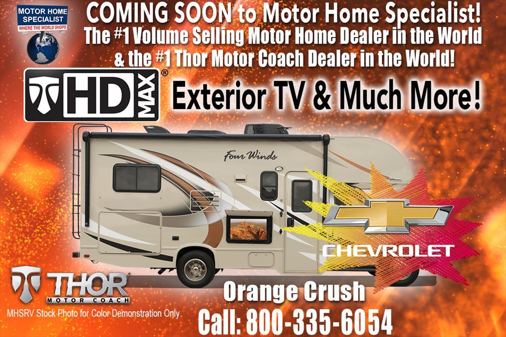 2017  Thor Motor Coach  Four Winds 22E W/HD Max  Ext. TV  15K A/