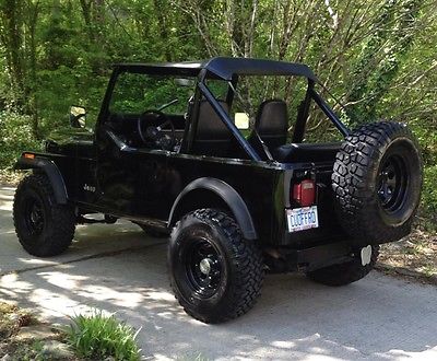 1985 Jeep CJ  1985 Black Jeep CJ7