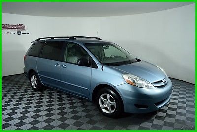 2008 Toyota Sienna LE FWD 3.5L V6 Engine Van DVD Player Leather Seats EASY FINANCING! 105747 Miles Used Blue 2008 Toyota Sienna LE FWD 3.5L V6 24V