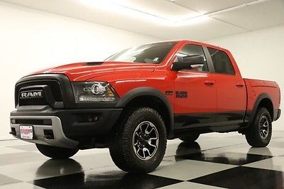 2015 Ram 1500 4X4 Rebel GPS Leather Flame Red Crew 4X4 Like New Heated Seats Navigation 5.7L V8 Hemi Camera Bluetooth 16 14 2016 15