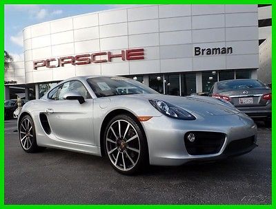 2015 Porsche Cayman Base Coupe 2-Door 2015 Used Certified 2.7L H6 24V RWD Coupe Premium