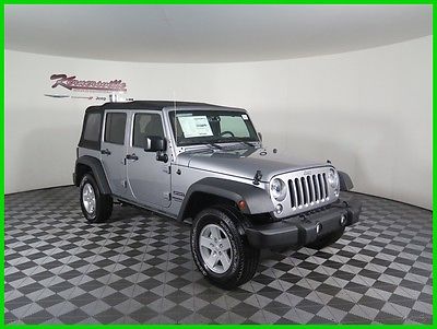 2017 Jeep Wrangler Sport 4x4 Manual V6 SUV Sunrider Soft Top Roof 2017 Jeep Wrangler Unlimited Sport 4WD Manual SUV Soft Top FINANCING AVAILABLE