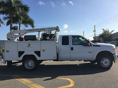 2012 Ford F-450 DRW SUPERCAB CRANE UTILITY SERVICE BED 6.7 DIESEL  2012 FORD F-450 DRW SUPERCAB CRANE UTILITY SERVICE BED 6.7 LITER TURBO DIESEL