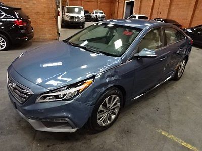 2016 Hyundai Sonata Sport 2016 Hyundai Sonata Sport Salvage Wrecked Repairable! Priced To Sell! Wont Last!