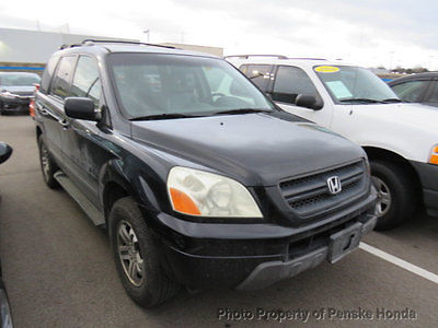 2003 Honda Pilot 4WD EX Automatic w/Leather/DVD 4WD EX Automatic w/Leather/DVD 4 dr SUV Automatic Gasoline V6 Cyl Nighthawk Blac