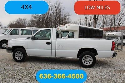 2006 Chevrolet Silverado 1500 Work Truck 2006 Work Truck Used 5.3L V8 16V Automatic 4WD Pickup Truck 4x4 Low Miles Clean