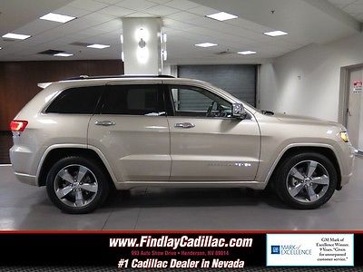 2015 Jeep Grand Cherokee OVERLAND DVD 2015 JEEP GRAND CHEROKEE OVERLAND DVD Cashmere Pearlcoat 5DR DOHC 24V V6 Automat