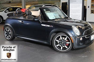 2008 Mini Cooper S Convertible 2-Door 2008 Convertible Used Gas 4-Cyl 1.6L/97.5 6-Speed Manual FWD Black