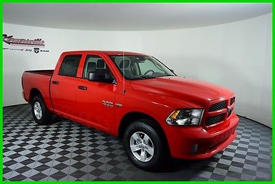 2017 Ram 1500 Express 4WD 5.7L V8 HEMI Engine Crew Cab Truck EASY FINANCING! New Red 2017 RAM 1500 Backup Camera UConnect 3.0in Radio 3.0