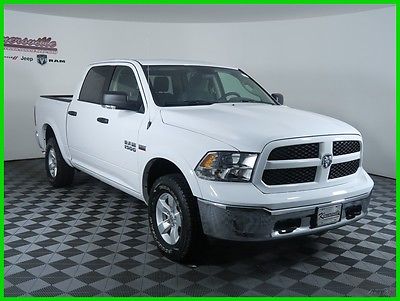 2016 Ram 1500 Outdoorsman 4x4 5.7L HEMI V8 Crew Cab Backup Cam EASY FINANCING! New White 2016 Dodge/RAM 1500 Pickup Truck 4WD with Remote Start